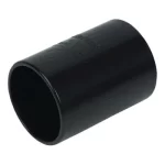 Straight Coupling 1 1/2" Black