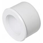 Plastic Reducer 1 1/2" - 1 1/4" White
