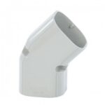 Inoac 45 Deg Horizontal Elbow Bend 75mm White
