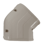 Fixxi-Trunk 80mm White Flat 45 Bend