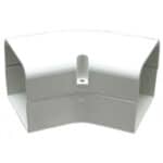 FB-70 .45°  Horizontal Elbow Flat WHITE