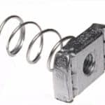 Channel Nut M10 Long spring (Pack 100)
