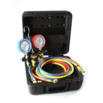 Javac 2 Way Manifold R410a c/w Carry Case/Hoses