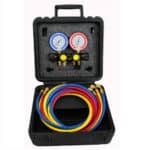 Javac 4 Way Manifold R410a c/w Case & Hoses