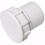 Screwed Access Plug 1 1/4" White