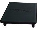 41 x 41 plastic end cap Black
