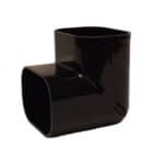 Slimduct SC-100-K-100mm Vertical  Bend - Black