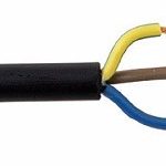 Standard Flex 1.5mm 4 Core Black 100m