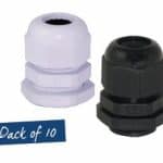 Stuffing Gland 25mm S Black (Pack 10)