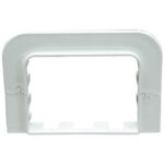 FR-70 Flat Wall Rossette Ivory
