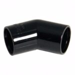 45° Bend 3/4" Black