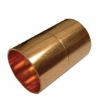 Copper Straight Coupler F/F 3/8"