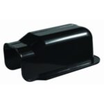 Fixxi-Trunk 80mm Black Outlet Cover