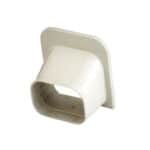 Slimduct SP-75-B 75mm White Ceiling Flat Rossette