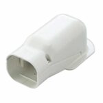 Slimduct ID-SW-75-W 75mm Wall Outlet Cover - White