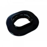 Slimduct - SWC-75K Wall Rosette 75mm blackInaba