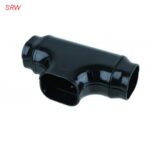 Slimduct ST-75-K 75mm - Tee Black