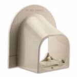 Inoac Corner Cap 100mm Ivory