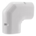 Inoac Flat 90° Bend 100mm White (Horizontal)