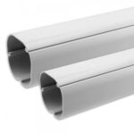 Inoac Straight Duct 75 x 2m White
