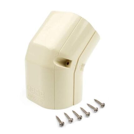 Inoac 45 Deg Vertical Elbow Bend 75mm White