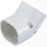 Inoac 45 Deg Vertical Elbow Bend 100mm White