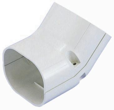 Inoac 45 Deg Vertical Elbow Bend 100mm White