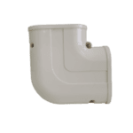 Fixxi-Trunk 80mm White Flat 90 Bend