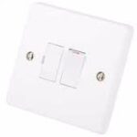 White 13 Amp Switch Fuse Spur