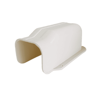 Fixxi-Trunk 80mm White Outlet Cover